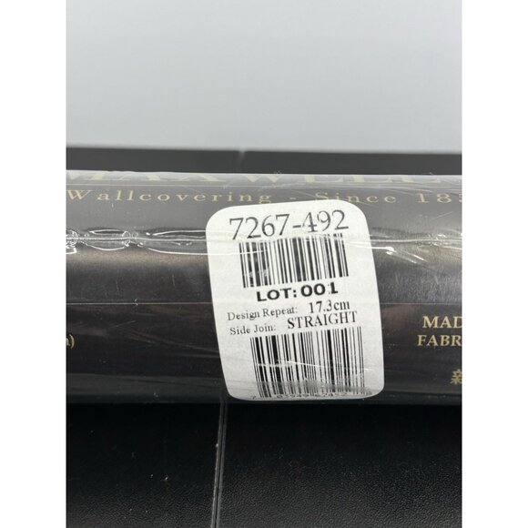 Vintage s.a. Maxwell co. 7267-492 32.8ft. Tropical Tree Stripped Wallpaper Roll - Picture 8 of 13